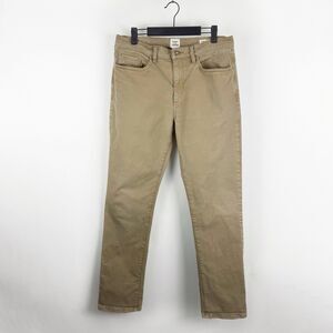 Flint and Tinder Pants Men's 33 x 32 Straight Fit Khaki Beige Stretch Chino